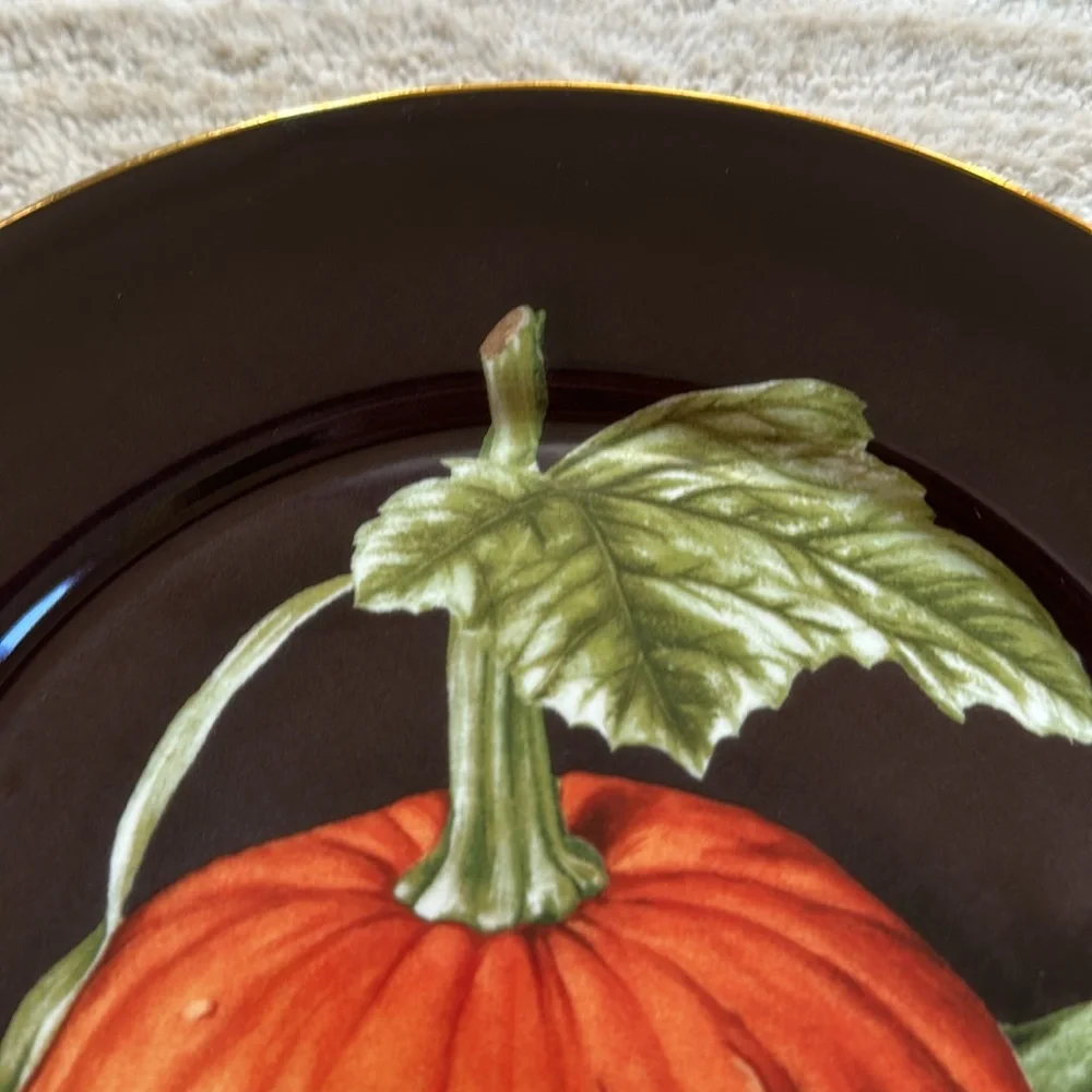 Williams Sonoma's Harvest Pumpkin Plate 9